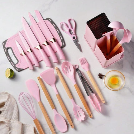 Silikonski kuhinjski set 19 delova