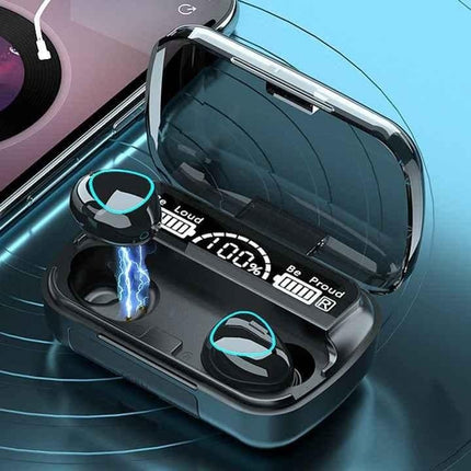 Bežične Bluetooth slušalice M10 sa kućištem i mikrofonom - Brzishop