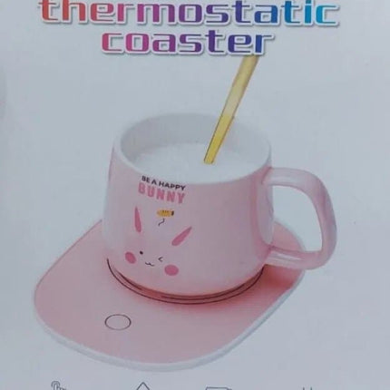 Dečija šolja Srecni Zec sa termostatickim postoljem za grejanje - Brzishop